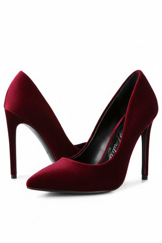 Janessa Velvet Stiletto Heel Pumps