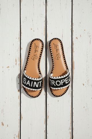 Saint Tropez slides flat lay on dock